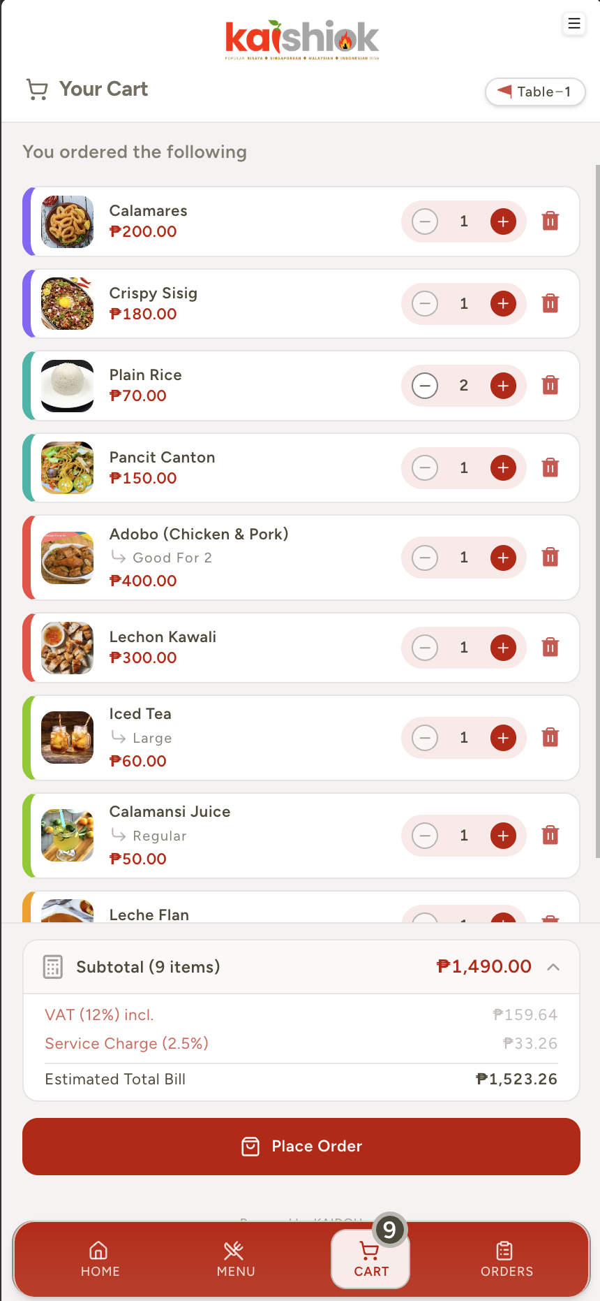 Cart & Checkout
